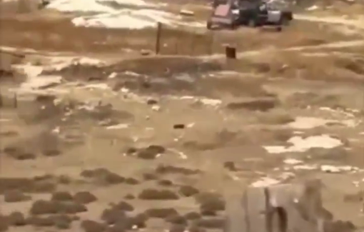 Thumbnail preview image for the video titled: Establishment of a new illegal settler outpost just a few hundred meters from the village ofTaybeh