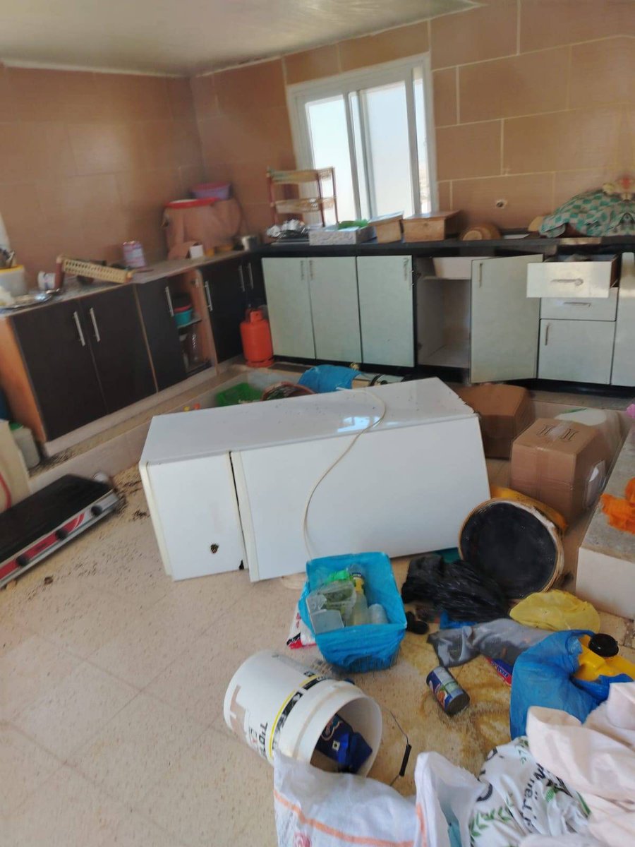 Thumbnail preview image for the video titled: In Sh'ib Al-Butum village, settlers attacked several homes and residents , as well as solidarity activists