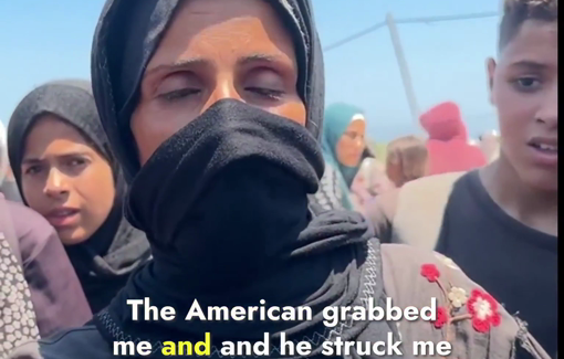 Thumbnail preview image for the video titled: More women recount being beaten, humiliated and not getting aid on GHF's women only day