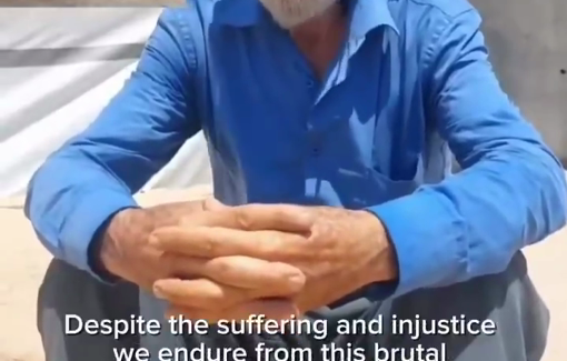 Thumbnail preview image for the video titled: Legal advisor Ghanem Al-Atta vows to never leave the land despite the appalling living conditions