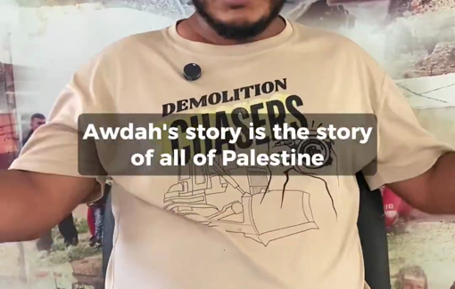 Thumbnail preview image for the video titled: Voice of Palestine: "Awdah Halatheen story is the story of all of Palestine"