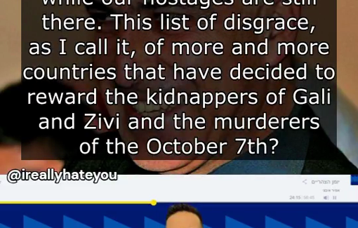 Thumbnail preview image for the video titled: Israeli ambassador denies starvation and a Palestinian State, says Islam has hijacked the West