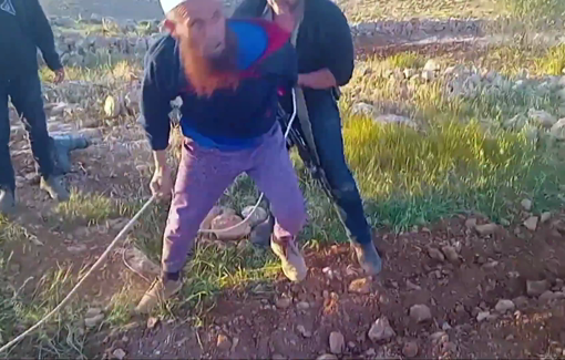 Thumbnail preview image for the video titled: The Palestinian town of Al-Rakeez have become a daily target for Israelis from the illegal settlement of Avigayil