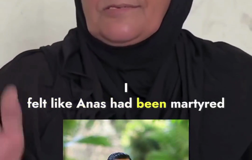 Thumbnail preview image for the video titled: Anas Al-Sharif's mother recount the last time she saw him