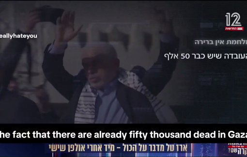 Thumbnail preview image for the video titled: Aharan Haliva: "They need to (undergo) a Nakba every now and then to feel the price."