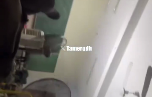 Thumbnail preview image for the video titled: IDF squad sleeping inside a school in Gaza