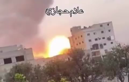 Thumbnail preview image for the video titled: Israel continues blowing up homes in Al-Zaytoun neighborhood