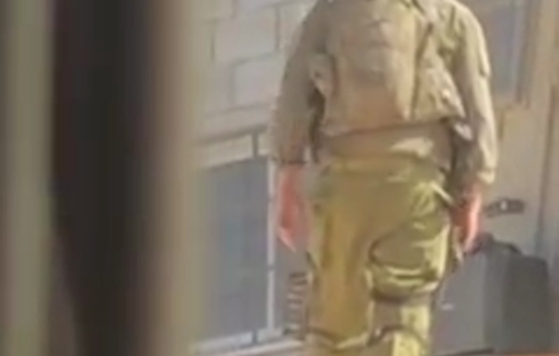 Thumbnail preview image for the video titled: Israeli soldiers destroying Palestinian vehicles during their ongoing raid on Al-Mughayyir village