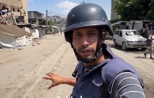 Thumbnail preview image for the video titled: Aftermath of intense Israeli bombardment of Jabalia al-Nazla