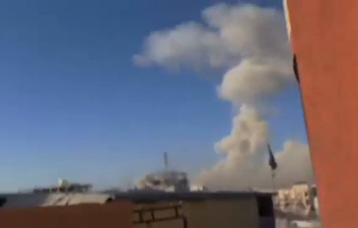 Thumbnail preview image for the video titled: Continued detonation amid Israeli assault on southern Gaza City