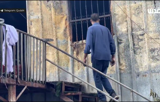 Thumbnail preview image for the video titled: Jewish settlers burned the Al-Junaidi plantation nursery in the town of Deir Sharaf