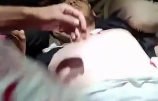 Thumbnail preview image for the video titled: Israeli Fforces and settlers attack Al-Shuyukh, injuring journalist Ahmad Munir Al-Halayqa