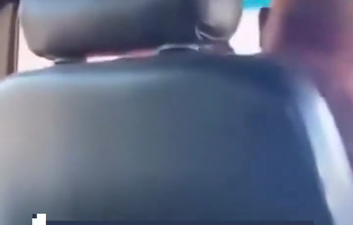 Thumbnail preview image for the video titled: Israeli Settlers assault Palestinian family in their car in Qaryut