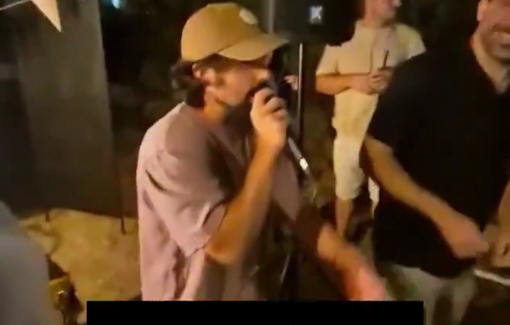 Thumbnail preview image for the video titled: Barak Cohen Zada song: "Fuck Tulkarm, fuck Jenin, fuck Ramallah, I burn the muezzin"