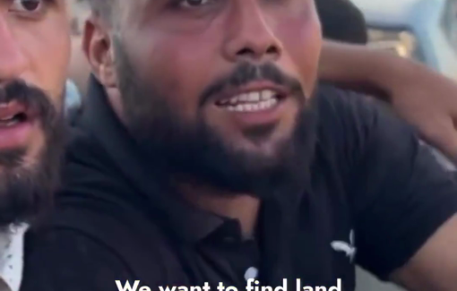 Thumbnail preview image for the video titled: Palestinians have to sell their belongings to cover costs of displacement from Gaza City