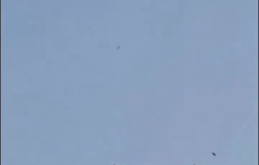 Thumbnail preview image for the video titled: Israeli quadcopter drops two grenades on Al-Rafidain school in Gaza City