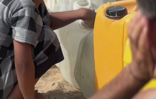 Thumbnail preview image for the video titled: Long wait to get water