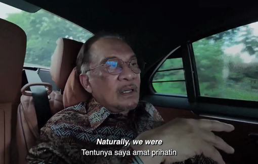 Thumbnail preview image for the video titled: Statement of Malausia PM Anwar Ibrahim, about the abduction of more than 23 Malaysians by Israel