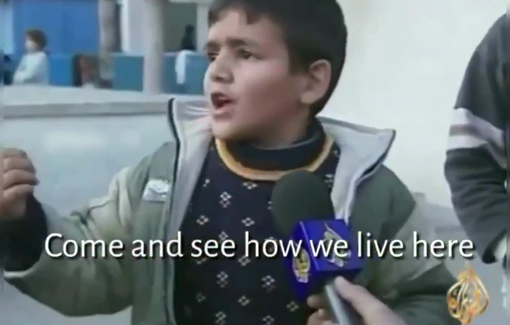 Thumbnail preview image for the video titled: "When I turn on the TV, I see nothing but funerals and shooting and death and war"