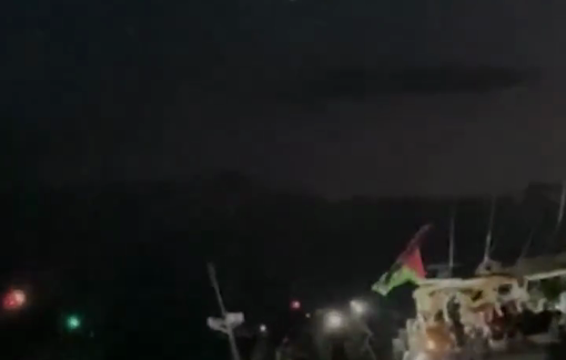 Thumbnail preview image for the video titled: Three vessels of Freedom Flotilla: Gaza Sunbirds, Alaa Al-Najjar, and Anas Al-Sharif, intercepted by Israeli Navy