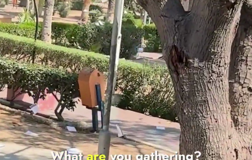 Thumbnail preview image for the video titled: Children collect Israeli displacement orders so they can light fire for cooking