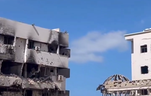 Thumbnail preview image for the video titled: The moment Israel bombed the Ghabboun family house killing 6 and injuring several children