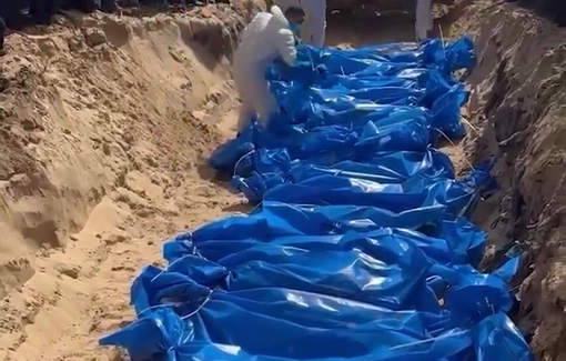 Thumbnail preview image for the video titled: Israel hands over 47 unindentified bodies of Palestinians killed and abducted during the aggression against Gaza