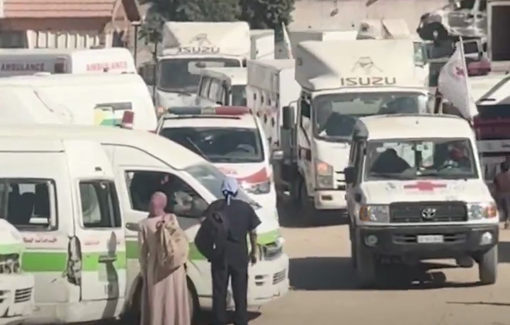 Thumbnail preview image for the video titled: 45 Palestinian bodies returned: families gathered, hoping to find answers about their missing loved ones