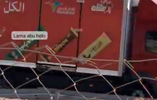 Thumbnail preview image for the video titled: Israeli bulldozers demolished sheep sheds in the Al-Ara'ara Bedouin community near the town of Jaba',