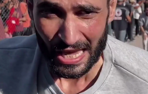 Thumbnail preview image for the video titled: Freed photojournalist Shadi Abu Sido recounts conditions in Israeli captivity