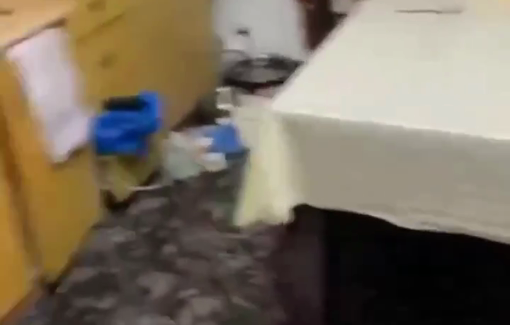 Thumbnail preview image for the video titled: Israeli forces has caused extensive destruction in the home of the family of martyr Walid Sabarneh