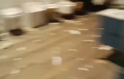 Thumbnail preview image for the video titled: Israeli settlers stormed a Palestinian commercial shop in the town of Deir Sharaf