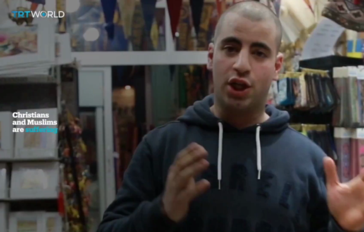 Thumbnail preview image for the video titled: Christian Palestinians speak about life under jewish occupation