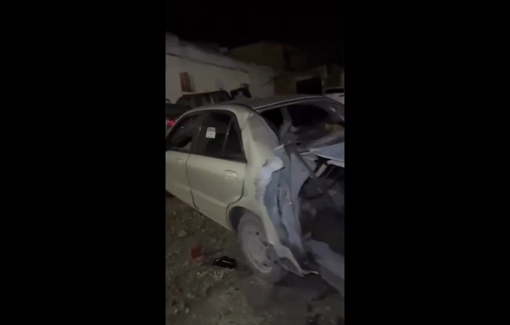 Thumbnail preview image for the video titled: Israeli forces destroy vehicles and vandalize others during their raid on the town of Qabatiya, south of Jenin.