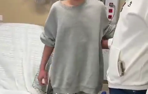 Thumbnail preview image for the video titled: Palestinian American child Mohammed Zaher Ibrahim, 16 y/o, released following 9 months in Israel prisons