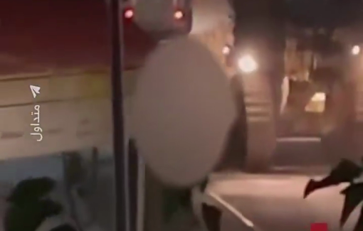 Thumbnail preview image for the video titled: Israeli bulldozers storm the town of Tammun, south of Tubas, leaving destruction behind