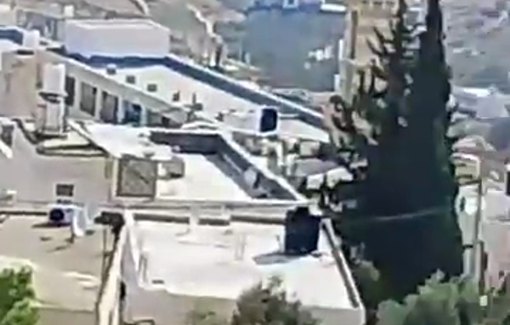 Thumbnail preview image for the video titled: Several Palestinians injured by settlers, including one by live fire, in Khalayel-al-Louz