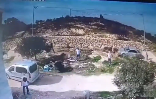 Thumbnail preview image for the video titled: Israeli settlers attacked the house of citizen Younes Obayat in Khalayel Al-Louz