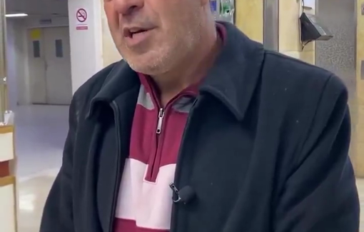 Thumbnail preview image for the video titled: Ziad Abu Dawoud killed by random fire while he was working as a street cleaner in Hebron/Al Khalil