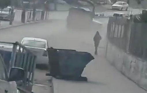 Thumbnail preview image for the video titled: Israeli army patrol attacked a family car in the town of Yatta, Hebron