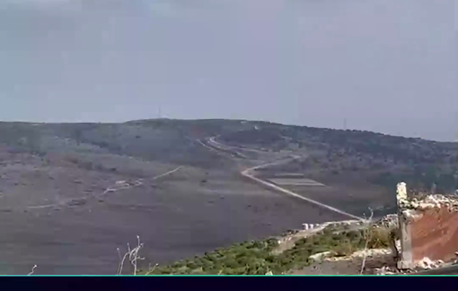 Thumbnail preview image for the video titled: In Maroun El-Ras and Yaroun, Israeli occupation forces have begun constructing a border wall