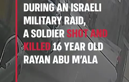 Thumbnail preview image for the video titled: B'tselem investigation on the summary execution of Rayan Abu M’ala 16 y/à in Qabatiya