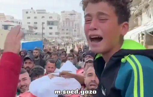 Thumbnail preview image for the video titled: A sad farewell to Palestinian fisherman Mohammad Bakr killed by Israeli naval forces