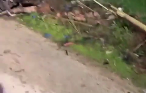 Thumbnail preview image for the video titled: The vehicle of the youths targeted by army fire, resulting in one death and three injuries South of Nablus