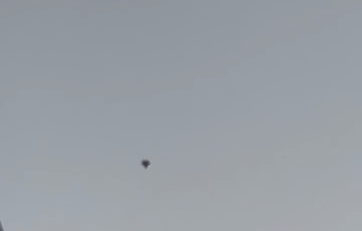 Thumbnail preview image for the video titled: Israeli forces used aerial devices to ignite a tent in the “Green Zone"