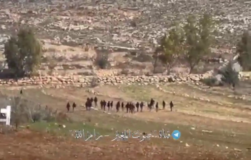 Thumbnail preview image for the video titled: Palestinians confront settler militias after a young man was run over and a settler vehicle