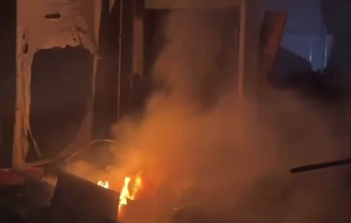 Thumbnail preview image for the video titled: An Israeli airstrike targeted a shed in Al-Zaytoun neighborhood, killing four Palestinians