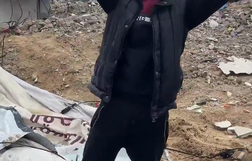 Thumbnail preview image for the video titled: Testimony of the catastrophic situation after tents were torn apart due to heavy rainstorm