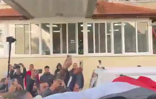 Thumbnail preview image for the video titled: Funeral of Mohammad Sa'ad Naasan, 14, shot dead by Israeli forces outside a mosque after Friday prayers