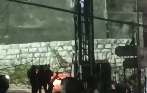 Thumbnail preview image for the video titled: Israeli forces assaulted a Palestinian youth in Jaber neighborhood in Hebron